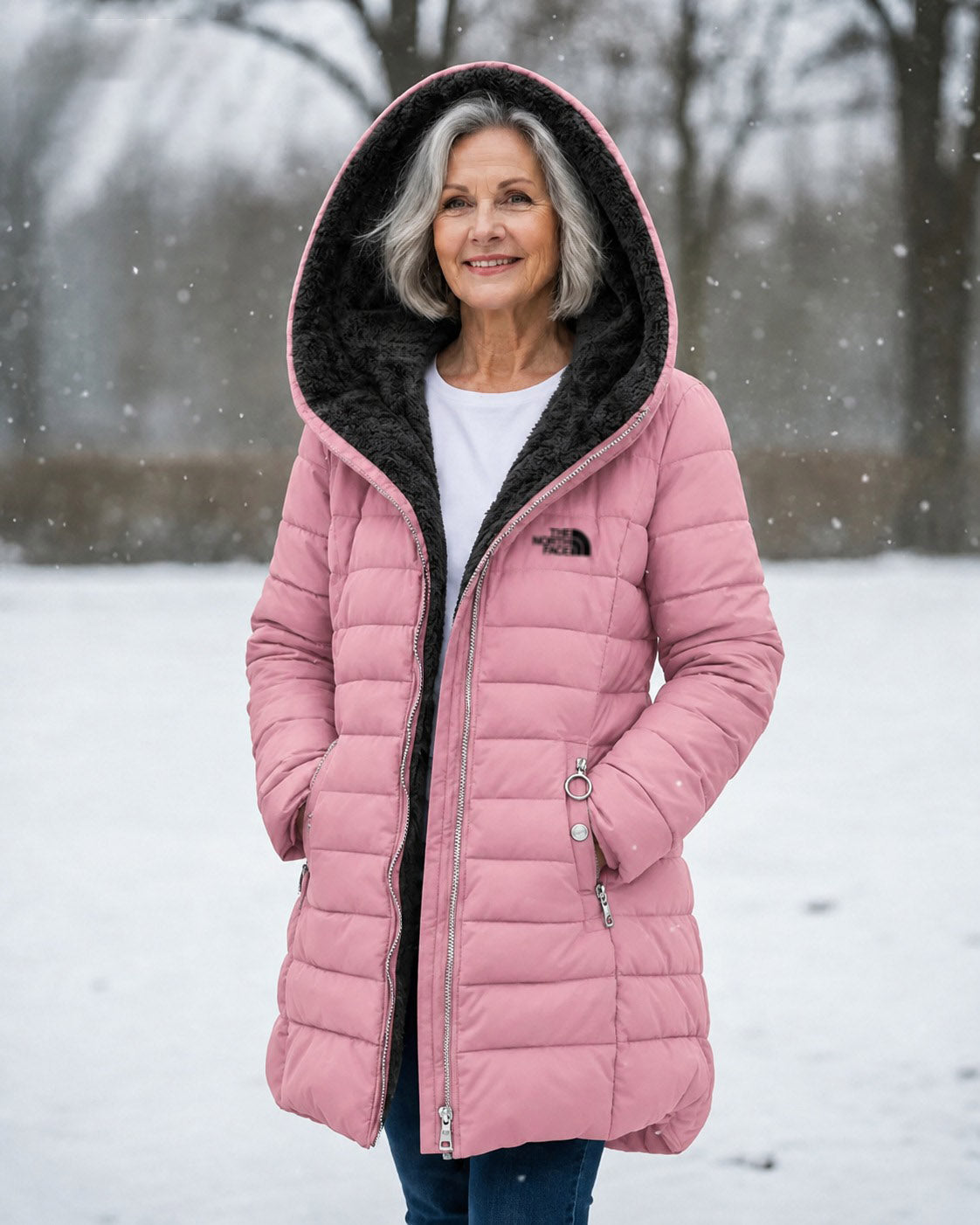 [Clearance] – Quilted coat with fleece lining