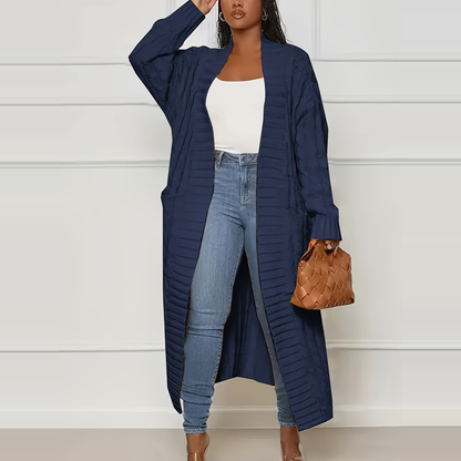 [Last Day Promotion]Women's Oversized Long Cardigan with Pockets