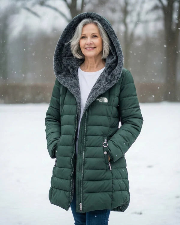 [Clearance] – Quilted coat with fleece lining