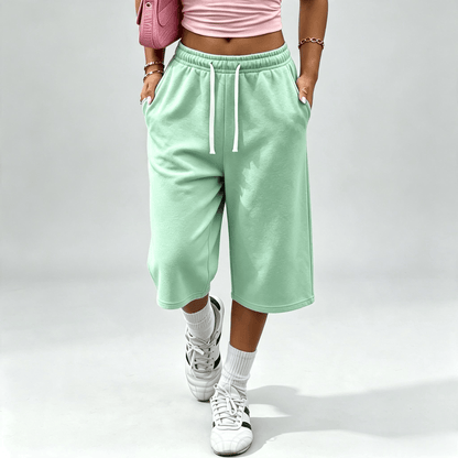 Women’s wide-leg loose pants with pockets