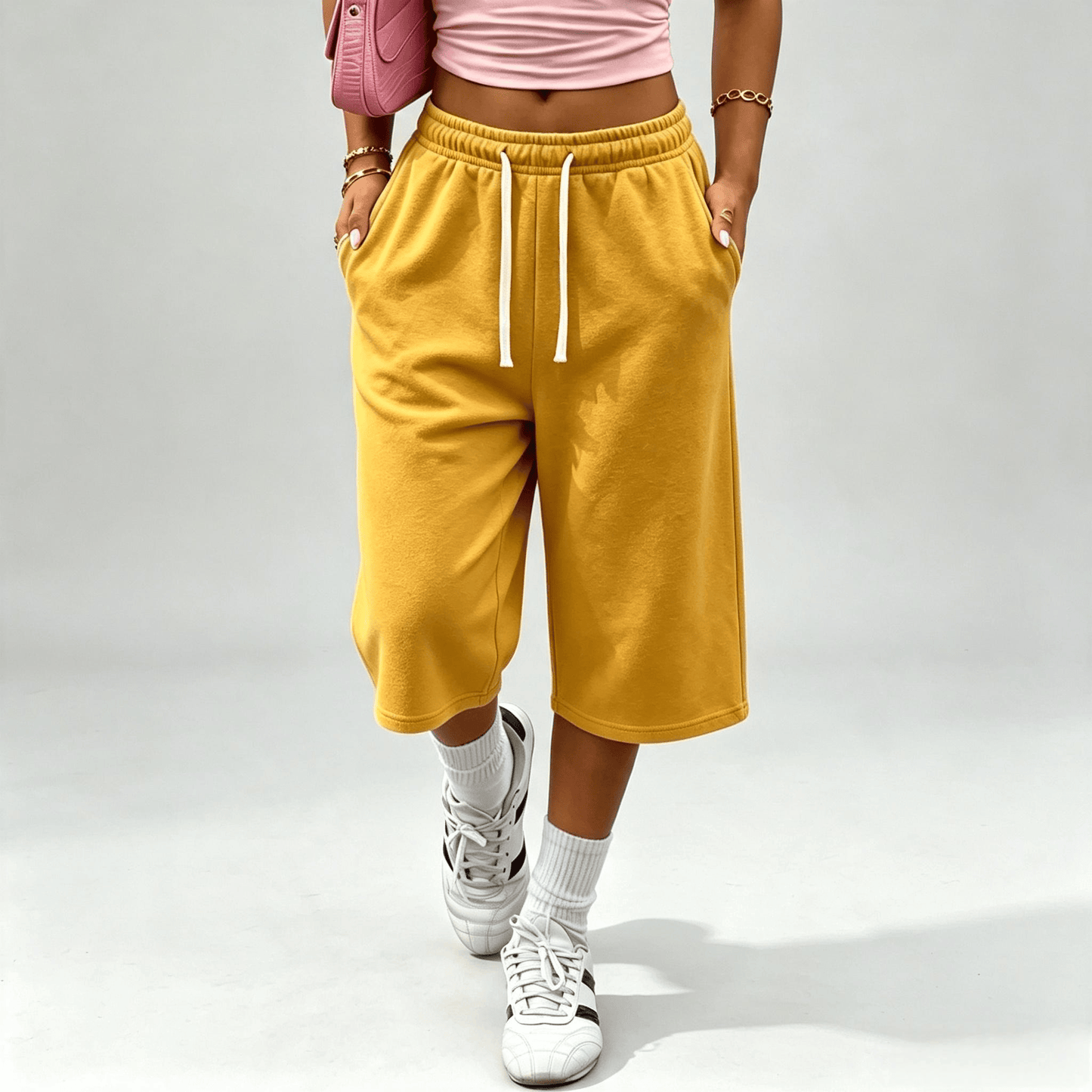 Women’s wide-leg loose pants with pockets