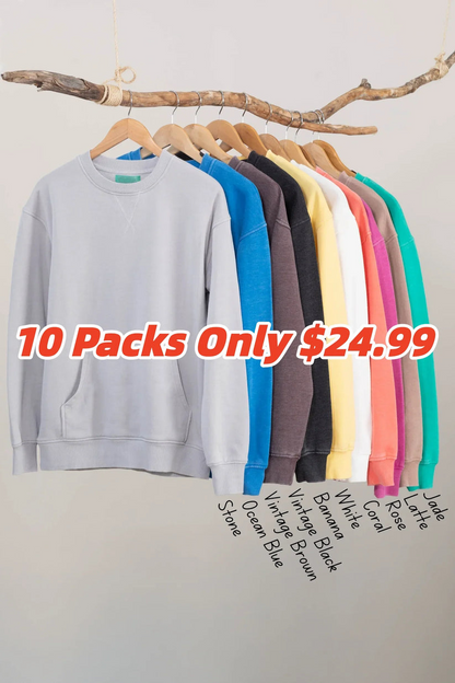 Pigment Dyed Cozy Campfire Crewneck Sweatshir