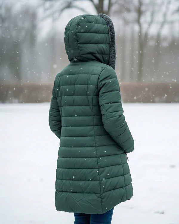 [Clearance] – Quilted coat with fleece lining