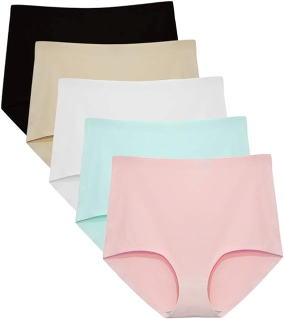 ❤️No Show Underwear for Women High Waist Seamleass Briefs Panties