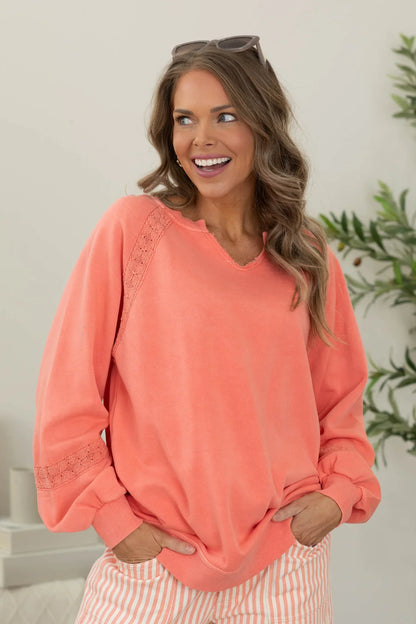 Boho Dream Notch Sweatshirt