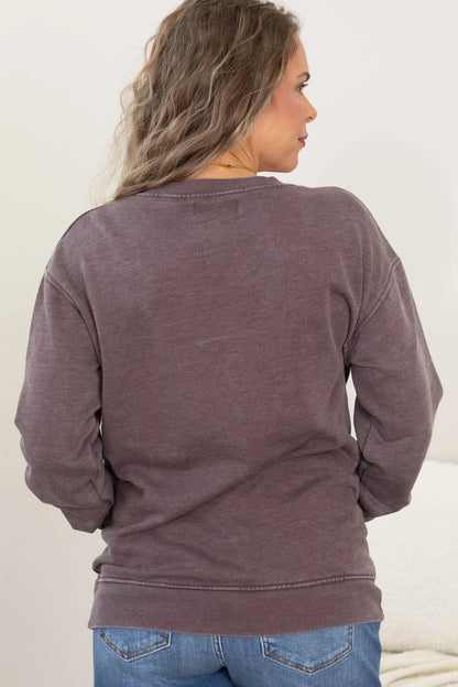 Cozy Campfire V-Neck Sweatshirt