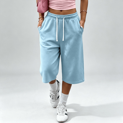Women’s wide-leg loose pants with pockets