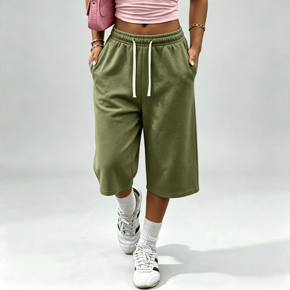 Women’s wide-leg loose pants with pockets