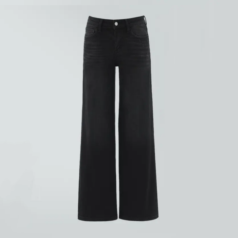 Rise Baggy Stretchy Wide Leg Jeans
