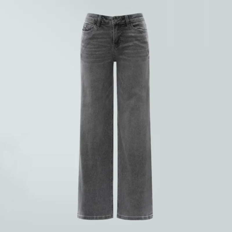 Rise Baggy Stretchy Wide Leg Jeans