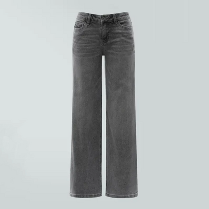 Rise Baggy Stretchy Wide Leg Jeans