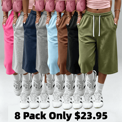 Women’s wide-leg loose pants with pockets