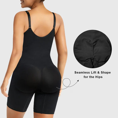 🔥Last Day Sale - 90% OFF-SHAPERX Women Tummy Control Zip-Up Shapewear Bodysuit Breathable Stretch Mesh