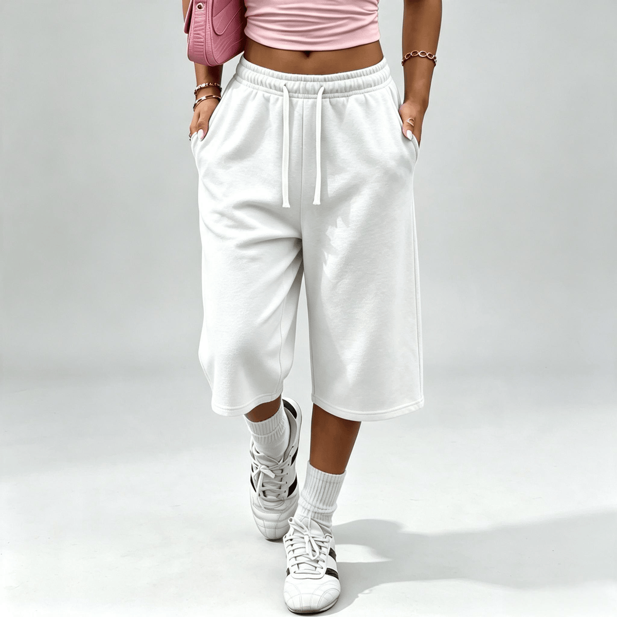 Women’s wide-leg loose pants with pockets