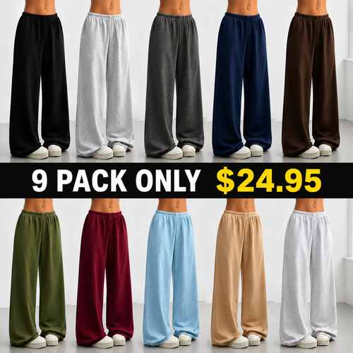 Oversized Sports Pants Loose Lounge Pants