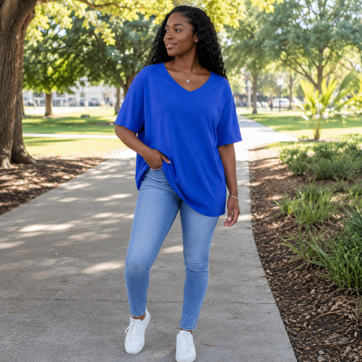 Women's V Neck T Shirts Summer Half Sleeve Tee